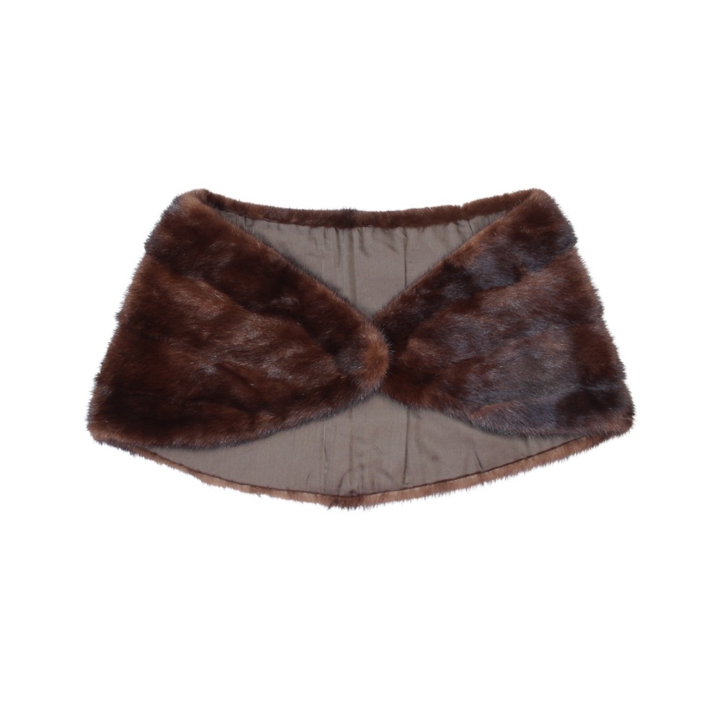 Vintage Cropped Fox Fur Cape